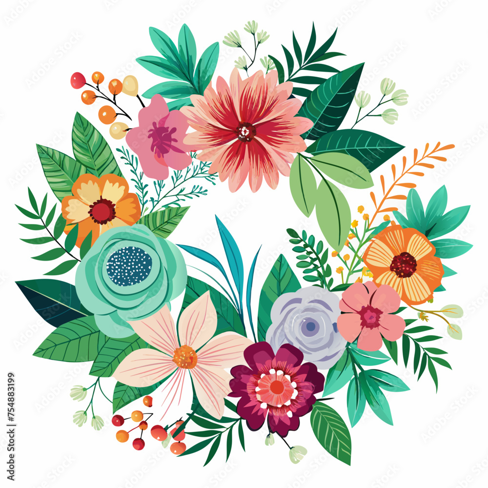 Floral template, real flower
,white background