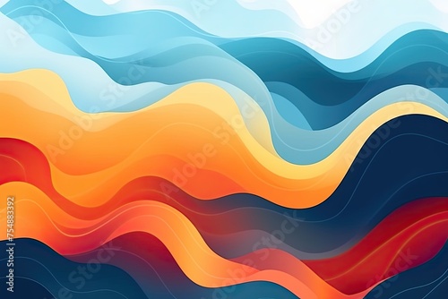 Understated and calming wave pattern background