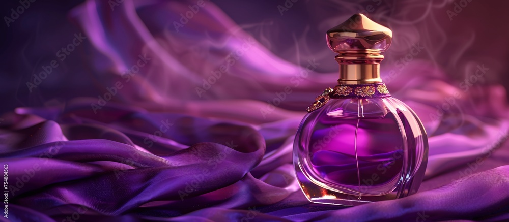 Purple Perfume A Scent of Love and Passion Generative AI Purple Perfume A Scent of Love and Passion Generative AI