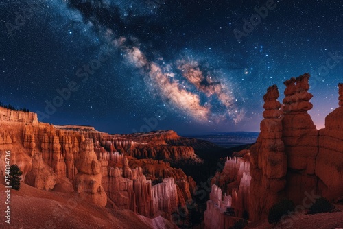 Starry Night Over the Canyon