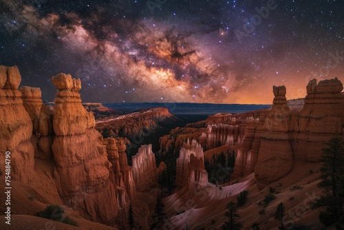 Starry Night Over the Canyon