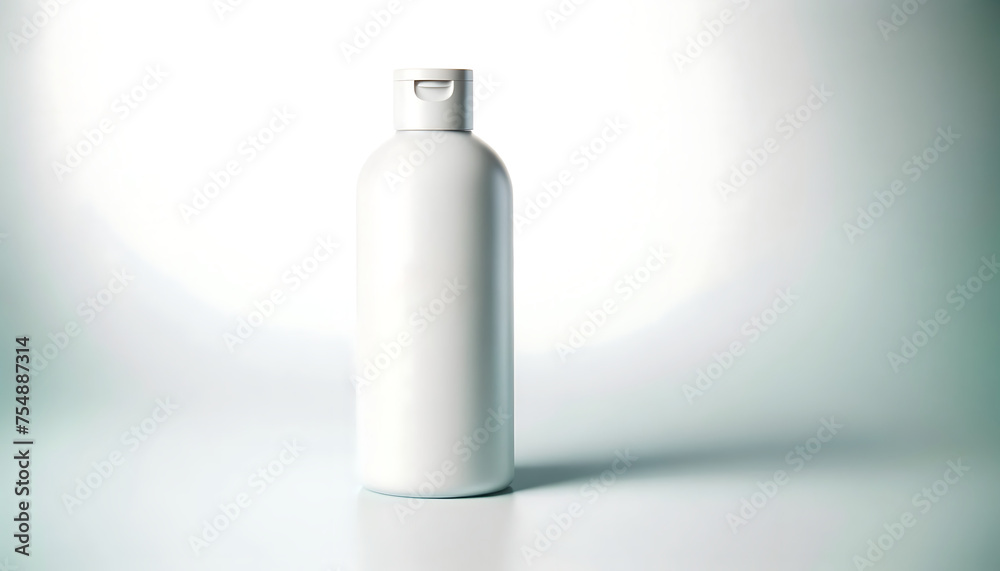 Sleek Bottle Mockup with Radiant Backlight Sleek Bottle Mockup with Radiant Backlight