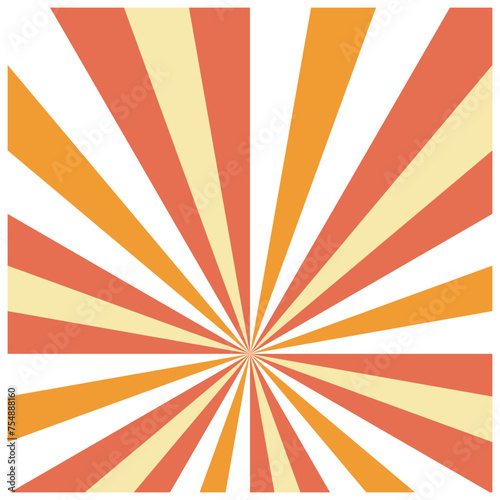 Retro Sunburst Illustration