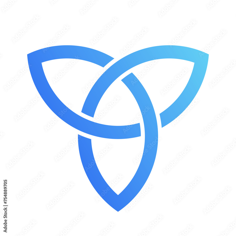 Abstract celtic knot design isolated on white background. Vector illustration. Abstract celtic knot design isolated on white background. Vector illustration.