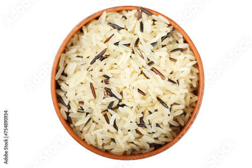 raw brown rice