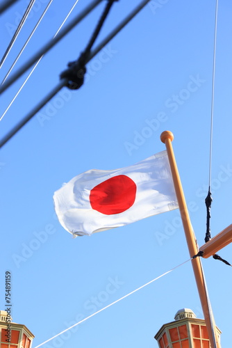 flag on the ship