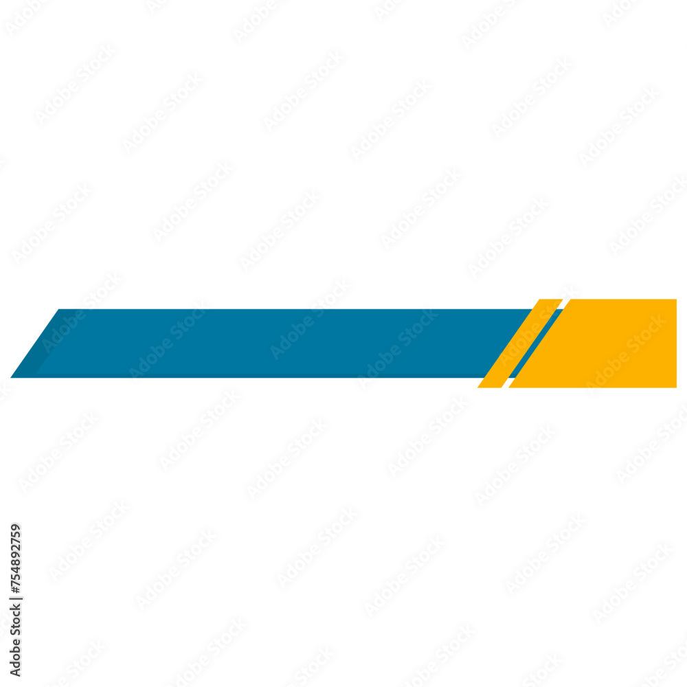 Obraz premium Modern Footer Shape