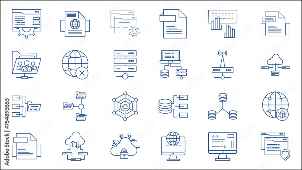 Set of technology device icons. Technology devices thin line icons Set of technology device icons. Technology devices thin line icons