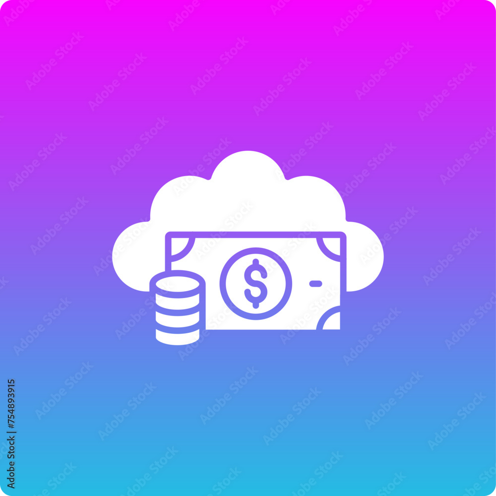 Cloud Money Icon