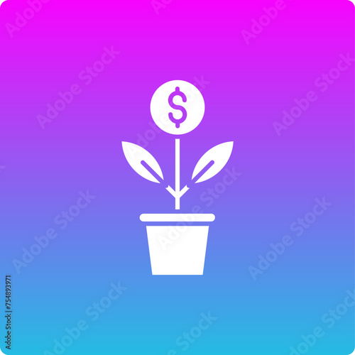 Money Plant Icon © Muhammad 