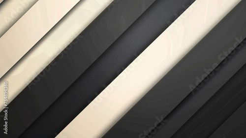Black and Ivory with templates metal texture soft lines tech gradient abstract diagonal background 