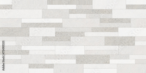 Tiles in vintage and modern style with texture of wood, marble, concrete, stone. Pattern. Seamless design. Highlighter photo