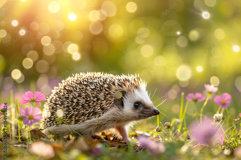 Enchanted Hedgehogs Magical Garden Journey Banner Enchanted Hedgehogs Magical Garden Journey Banner