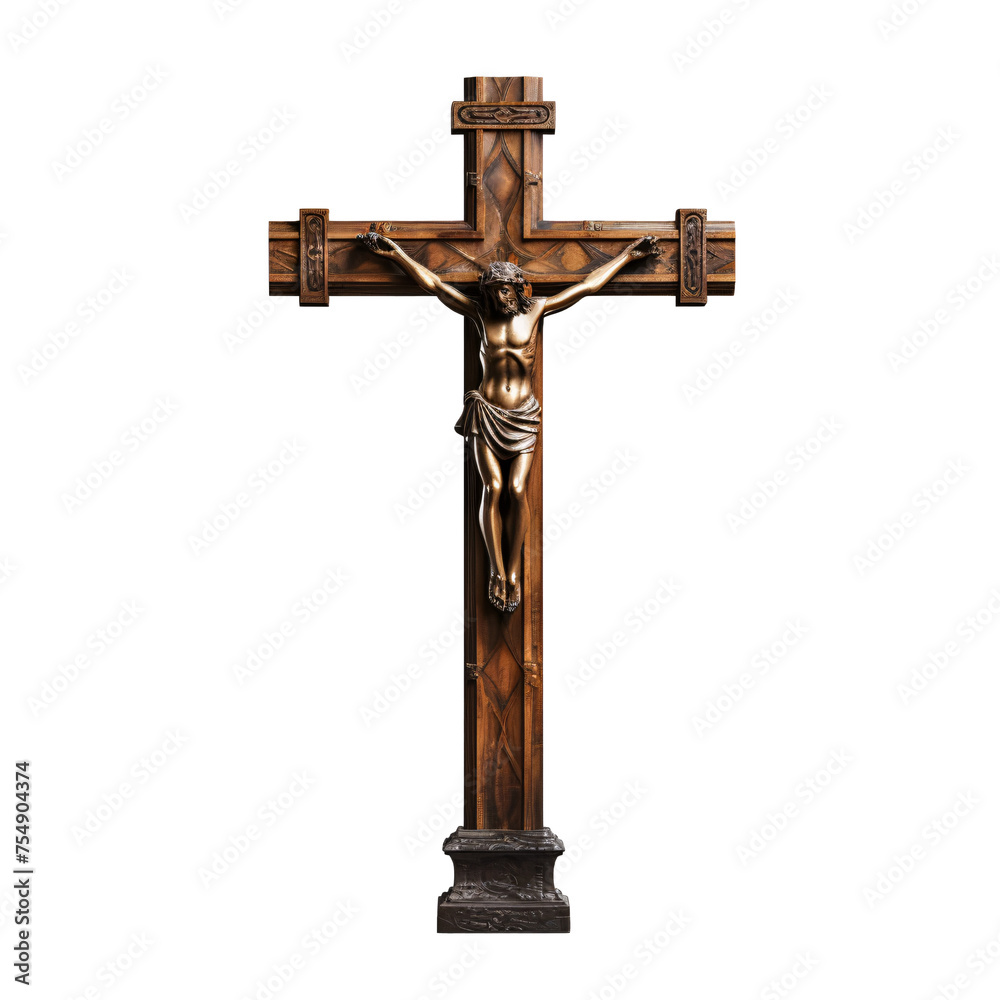 cross on white background