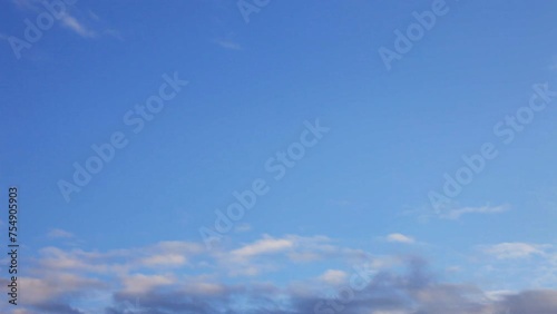 Fast moving clouds