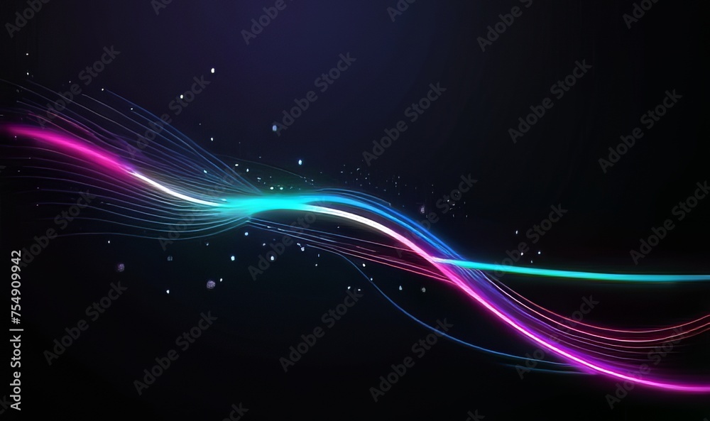 Abstract neon light background