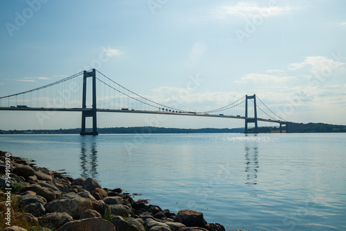 The New Little Belt bridge in Denmark