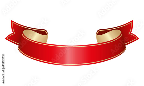 Ribbon shape vector which can be used to support your design and of course it's free and the color can be changed according to your needs