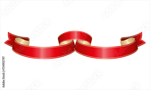 Ribbon shape vector which can be used to support your design and of course it's free and the color can be changed according to your needs