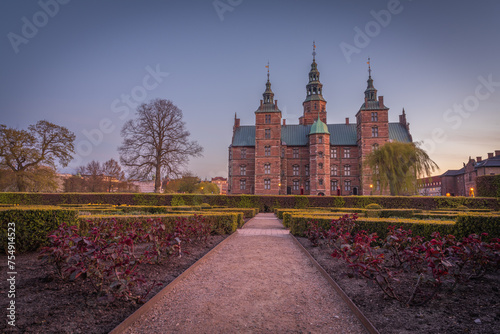 Rosenborg Castle (Danish: Rosenborg Slot) is a renaissance castle located in Copenhagen, Denmark. photo