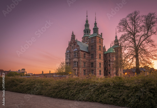 Canvas Print Rosenborg Castle (Danish: Rosenborg Slot) is a renaissance castle located in Copenhagen, Denmark