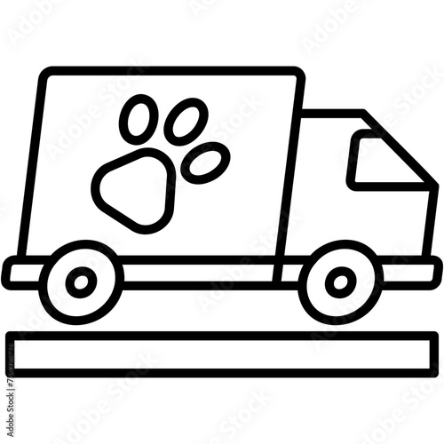 Pet Delivery Icon