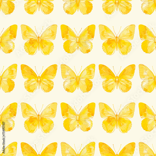 seamless pattern with butterflies © Алена Харченко