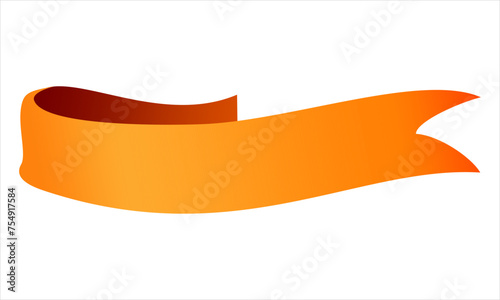 Ribbon shape vector which can be used to support your design and of course it's free and the color can be changed according to your needs