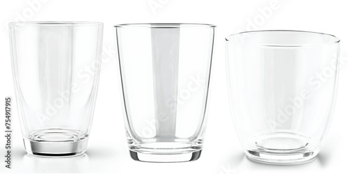 transparent cups without background
