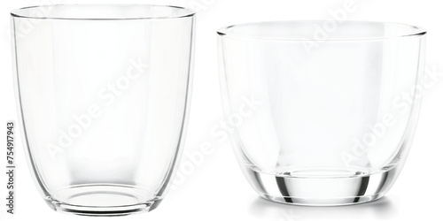 transparent cups without background