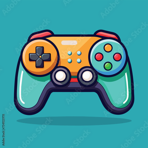 Sport Joystick logo vector graphic image of a joystick from a video game.