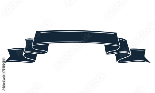Ribbon shape vector which can be used to support your design and of course it's free and the color can be changed according to your needs