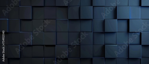 Technology background blue lines between blocks. © moviego