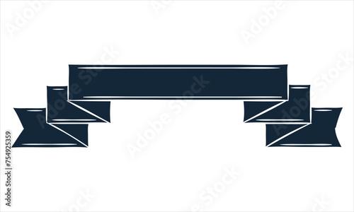 Ribbon shape vector which can be used to support your design and of course it's free and the color can be changed according to your needs