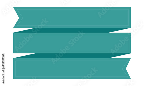 Ribbon shape vector which can be used to support your design and of course it's free and the color can be changed according to your needs