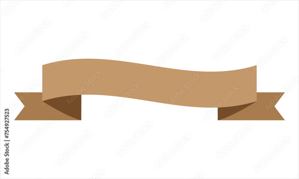 Ribbon shape vector which can be used to support your design and of course it's free and the color can be changed according to your needs