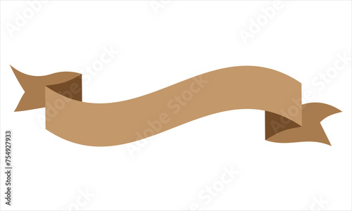 Ribbon shape vector which can be used to support your design and of course it's free and the color can be changed according to your needs