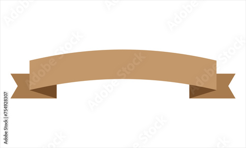 Ribbon shape vector which can be used to support your design and of course it's free and the color can be changed according to your needs