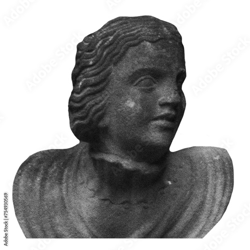 Fotografi Medieval relief above the entrance to the building
