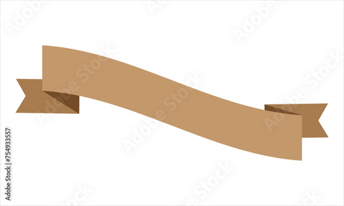 Ribbon shape vector which can be used to support your design and of course it's free and the color can be changed according to your needs
