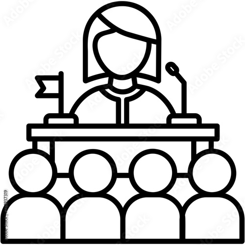 Political Campaign Icon