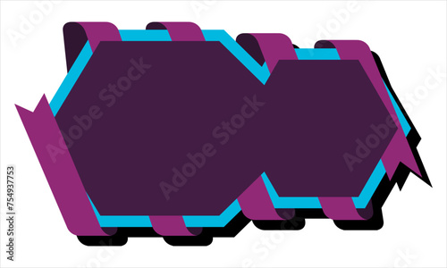 Ribbon shape vector which can be used to support your design and of course it's free and the color can be changed according to your needs