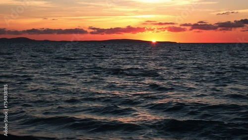 Sunset at beach