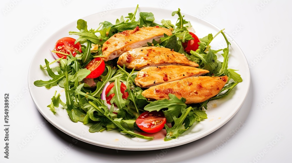 salad with chicken fillet salad with chicken fillet