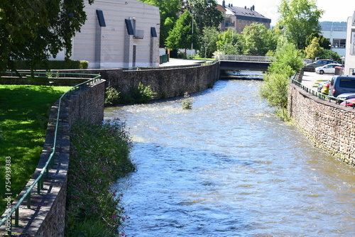 river Warche between walls photo