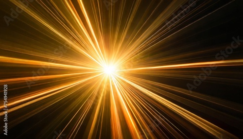 lens flare and light beam on dark background orange color style abstract natural sun flare on black lens flare sun flare on black background lens flare glow light effect