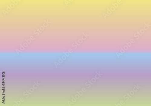 Fondo variopinto con colores cálidos y fríos. Horizonte de colores
