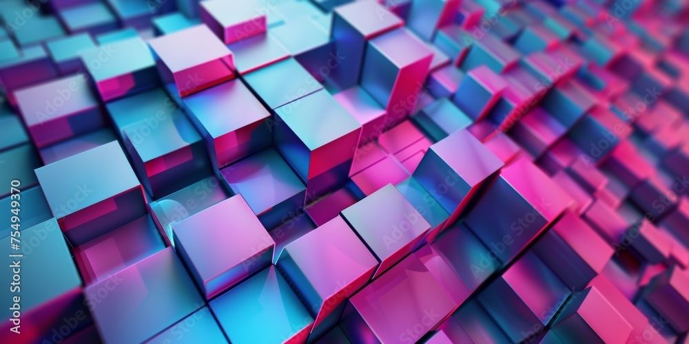 A colorful image of blocks in a pattern A colorful image of blocks in a pattern