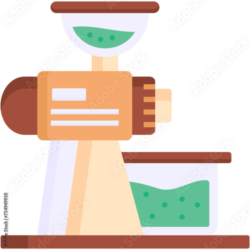 Coffee Grinder Illustration