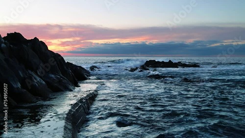Sunset at rocks